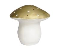 Grande lampe veilleuse champignon Doré