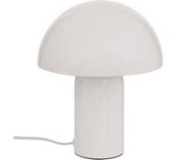 Lampe champignon H24,5 cm Lito métal blanc Atmosphera Blanc