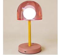 Lampe Champignon LED Rechargeable USB, Veilleuse Tactile 3 Couleurs, Design Moderne, Lampe de Chevet Salon Chambre Enfant, 12x27cm