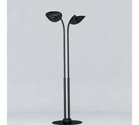 Lampe chauffante infrarouge double tête 2 x 1500 W - noir