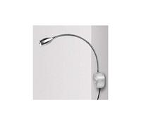 Lampe chevet murale, tactile dimmable applique liseuse led col de cygne lumière 3w lampe de lecture avec interrupteur, pour la chambre, blanc chaud