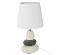 Lampe ""Clary"" céramique blanc ivoire H33cm - Atmosphera Créateur d'intérieur