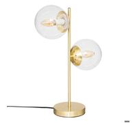 Lampe ""Collectionneur"" en verre H48cm doré - Atmosphera Créateur d'intérieur