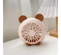 Lampe colorée Mini Ventilateur Belle Oreille de Lapin veilleuse Bureau Portable Table Rechargeable Portable