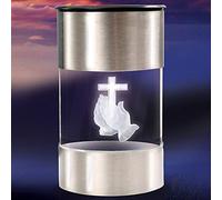 Lampe commémorative à énergie solaire Motif mains en prière