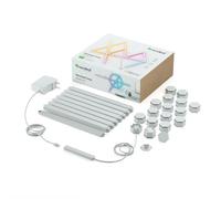 Nanoleaf Lines 60 Degrés Kit de Démarrage, 15 Barres Lumineuses LED RGBW Connectées - Appliques Murales Luminaires Intérieur Modulaires Wi-Fi 16M Couleurs, Compatible Alexa, pour Salon Chambre Gaming