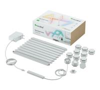 Nanoleaf Lines 60 Degrés Kit de Démarrage, 9 Barres Lumineuses LED RGBW Connectées - Appliques Murales Luminaires Intérieur Modulaires Wi-Fi 16M Couleurs, Compatible Alexa, pour Salon Chambre Gaming