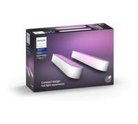 Philips Hue Barre LED Play Kit – White & Color Ambiance, Pack de 2, 500 lm, RGBW, Contrôle vocal