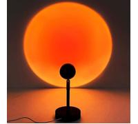 Lampe Coucher de Soleil,Sunset Projection Lamp,Lumière LED Visuelle Romantique avec Support de Sol Moderne USB Veilleuse Salon