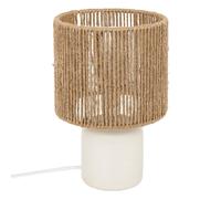 Lampe cylindre en céramique - Blanc
