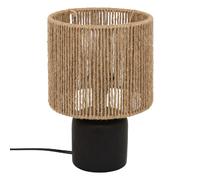 Lampe cylindre en céramique - Noir