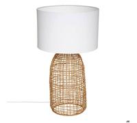 Lampe cylindre ""Karla"" rotin H56cm - Atmosphera Créateur d'intérieur