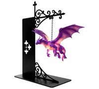 Lampe d’étagère de dragon flottante - Lumière chaude de coin de livre