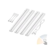 Lampe d'agencement LED LIWO 58cm pivotante 958lm chacune blanc chaud/blanc 4pcs