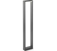 Lampe d'allée LED ALP6W 3000K 80cm IP54 gris foncé