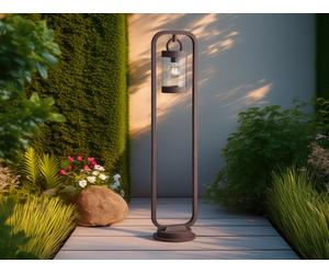 Lampe d'allée SAMBESI Métal brun