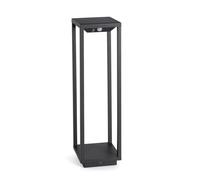 Lampe d'allée solaire à LED SAURA avec détecteur de mouvement IP54 gris foncé