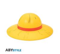 ABYstyle Lampe à poser One Piece Chapeau de paille LED Jaune et rouge Piles AA