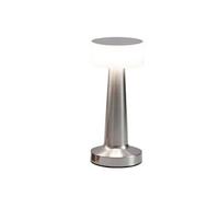 Lampe d'Ambiance LED Sans Fil Tactile avec 3 Modes de Lumière Argent