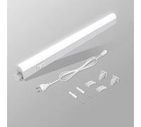 Lampe d'Armoire 58.5cm Avec Interrupteur ON/OFF, Reglette LED Cuisine 9W 900lm Blanc Neutre 4000K Connectable, Barre Pour Placard, Escalier, Couloir, Cuisines, Garage