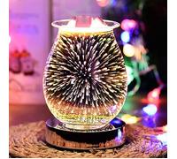 Lampe d'aromathérapie 3D - Lampe aromatique sensible au toucher - Brûleur électrique pour fondre la cire, brûleur à huile et