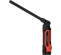 Lampe d'atelier sans fil YATO SlimLight LED – Lampe de travail COB/SMD avec socle magnétique, tête orientable à 180°, USB-C, IP54, IK07, 5 modes d'éclairage, 800 lm, lampe d'inspection sans fil
