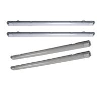 Lampe de baignoire, lampe de pièce humide, plafonnier, plafonnier de cave, blanc IP65 étanche aux jets, 2 ampoules LED