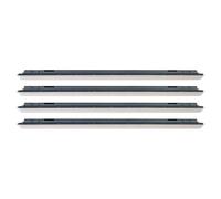 Lampe de baignoire LED, plafonnier, lampe de garage, lampe de hall, lumière de pièce humide, 48W 5760lm 4000K blanc froid L 150 cm, lot de 4