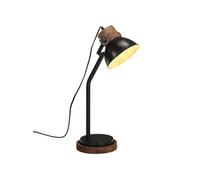 Lampe de bureau 25 W noir 18x18x60 cm E27, lampe, lumière, lampe industrielle, lampe de table, lampe de chevet, lampe 371951