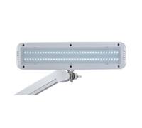 Lampe de bureau à LED MAULintro, dimmable, pince, blanc