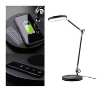 Lampe de bureau à LED Paulmann Numis 78910 11 W blanc chaud noir