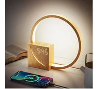 Lampe de Bureau/Chevet - EVOZEN - LED 4 en 1 - Réveil lumineux - Charge USB - Sons naturels