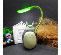 Lampe de bureau de chargement USB Cartoon Totoro, veilleuse créative à double usage (ventre blanc Chinchilla) MNS