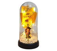 Lampe de bureau de remise de diplôme - Ornement d'éclairage artistique, lampe de nuit LED artificiel, pour chambre à coucher, salon, étude, dortoir, bibliothèque, lycée, université, garçons