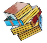 Lampe de Bureau Décorative Vintage, Livres Empilés, Éclairage de table | Plastique PVC, Format Compact 15x12x12cm, Accent Élégant pour Salon, Chevet ou Espace de Travail