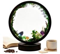 Lampe De Bureau En Éclairage Anti-Éblouissement À Brancher Romantique | Veilleuse Décorative Ronde En Pour Espace Yoga Café Résidence Étudiante Méditation Femmes Adultes