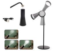 Lampe de bureau fishtec torche batterie rechargeable usb tactile