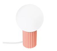 Lampe de bureau HALO p?che verre globe blanc G9 Sollux