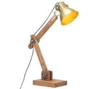 vidaXL Lampe de bureau industrielle en laiton rond 58x18x90 cm E27