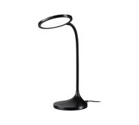 Lampe De Bureau Led 15w 4000k 1200 Lm Gradable - Noir Mat - Mejan Paulmann