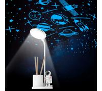 Lampe de bureau LED avec projecteur intégré