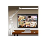 Lampe de bureau LED - BIENSER - 38 cm - Bras réglable 3 axes - 55 modes 2500-6000K - Pince jusqu'à 6 cm