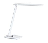 Lampe de bureau Led intégrée Bobby - Aluminor - 7 W - 4 Axes d'articulation - blanc
