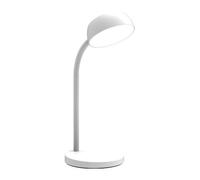 Lampe de bureau Led intégrée Tamy Unilux - 6 W - Bras flexible - blanc