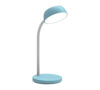 Lampe de bureau Led intégrée Tamy Unilux - 6 W - Bras flexible - bleu