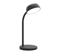 Lampe de bureau Led intégrée Tamy Unilux - 6 W - Bras flexible - noir