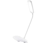 Lampe de bureau LED Lampe de table pour le soin des yeux Lampe de table tactile à gradation continue 3 couleurs pour dortoir Chevet Blanc