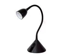 Lampe de bureau LED noire réglable 3,2W Milo Lucide