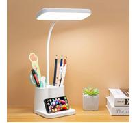 Lampe de bureau LED - Rechargeable USB - Protection des yeux - Gradation tactile - Design contemporain