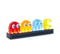 Paladone Lampe de chevet Pac-Man & Fantômes – Officielle LED multicolore, Réactive au son, USB/piles